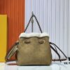 Upgraded M11839 (Suede Leather with Digital Perforation, Matched Pattern) Bella Handbag from LV Ski Collection