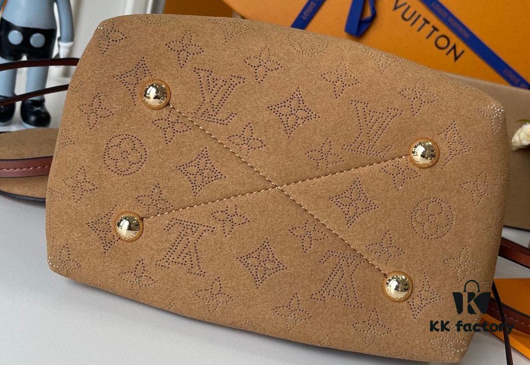 Upgraded M11839 (Suede Leather with Digital Perforation, Matched Pattern) Bella Handbag from LV Ski Collection