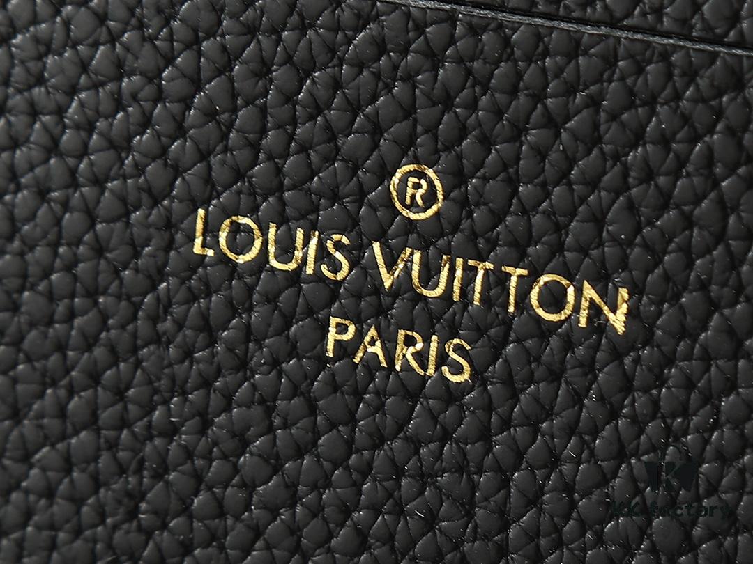 Upgraded Original M12145 White M12144 Black M12211 Blue This Nano Madeleine Bag Features a Miniature Version of the Madeleine Bag Crafted in Monogram Empreinte Leather with a Classic S-Lock Clasp and a Detachable Chain Accented with the LV Circle Logo Ideal for Carrying Daily Essentials and Can Be Handheld Worn on the Shoulder or Crossbody Dimensions: 12.5 x 6 x 21 cm (Height x Width x Length)