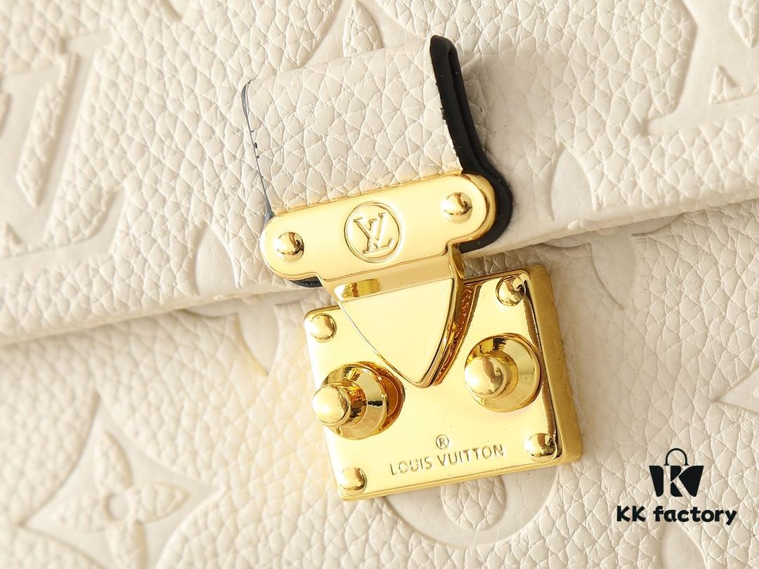 Upgraded Original M12145 White M12144 Black M12211 Blue This Nano Madeleine Bag Features a Miniature Version of the Madeleine Bag Crafted in Monogram Empreinte Leather with a Classic S-Lock Clasp and a Detachable Chain Accented with the LV Circle Logo Ideal for Carrying Daily Essentials Offering Versatile Carrying Options as a Handbag Shoulder Bag or Crossbody Bag Size: 12.5 x 6 x 21 cm (Height Width Length)