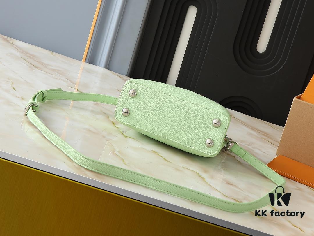 Upgraded Original M24683 M25232 M24684 M25211 Capucines Mini Bag in Vibrant Taurillon Leather