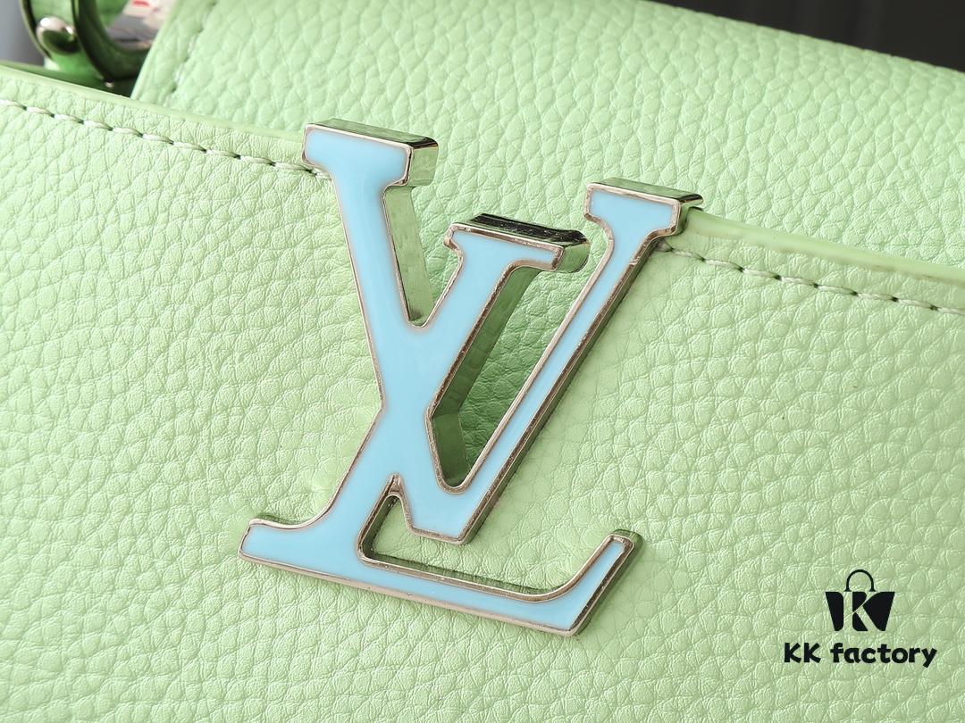 Upgraded Original M24683 M25232 M24684 M25211 Capucines Mini Bag in Vibrant Taurillon Leather