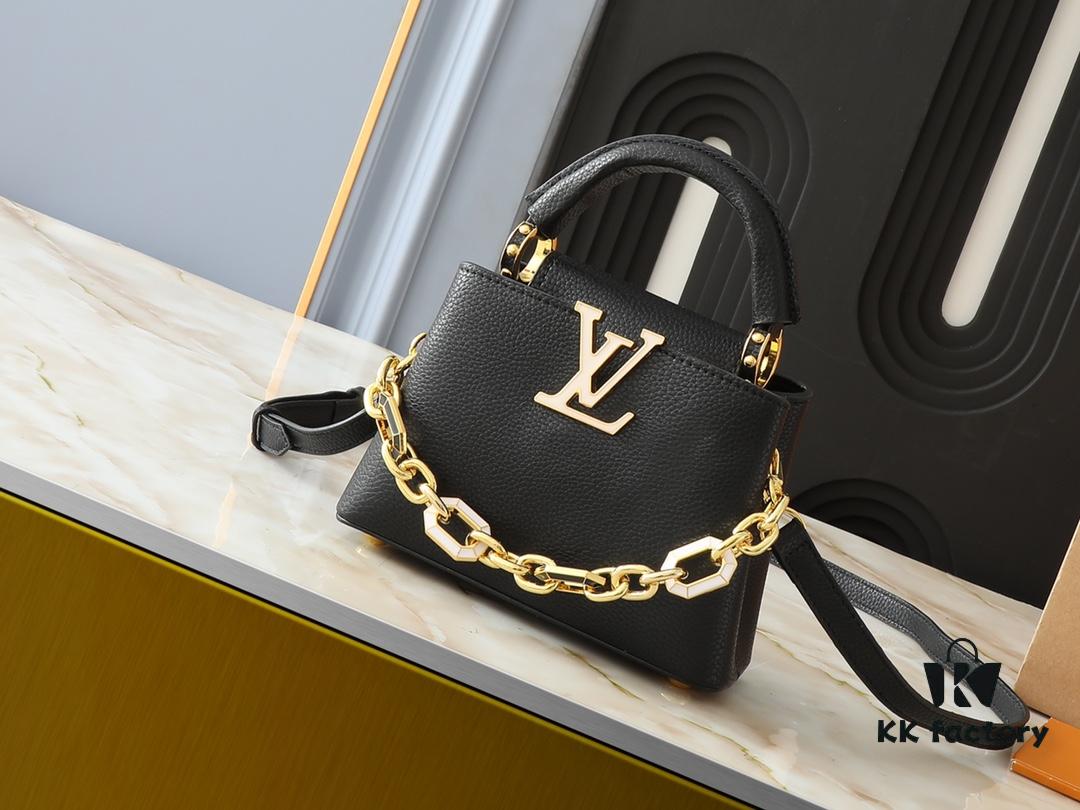 Upgraded Original M24683 M25232 M24684 M25211 This Capucines Mini Bag Crafted from Vibrant Taurillon Leather