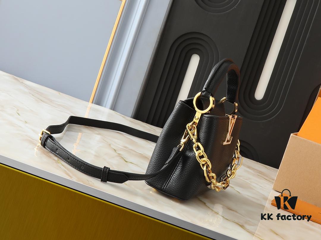 Upgraded Original M24683 M25232 M24684 M25211 This Capucines Mini Bag Crafted from Vibrant Taurillon Leather