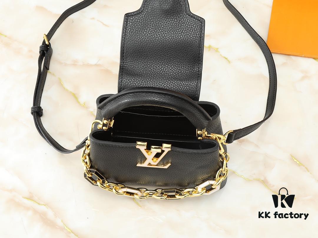 Upgraded Original M24683 M25232 M24684 M25211 This Capucines Mini Bag Crafted from Vibrant Taurillon Leather