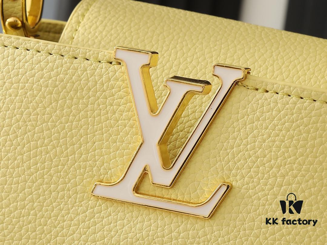 Upgraded Original M24683 M25232 M24684 M25211 Capucines Mini Bag in Vibrant Taurillon Leather