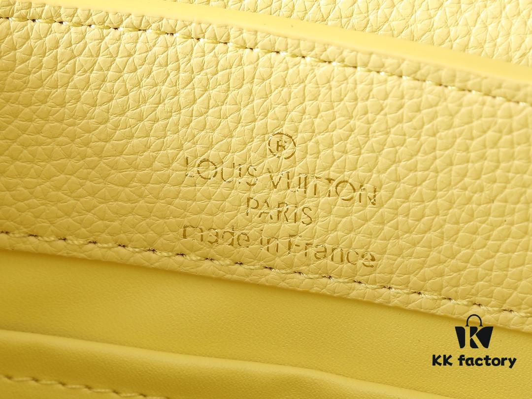 Upgraded Original M24683 M25232 M24684 M25211 Capucines Mini Bag in Vibrant Taurillon Leather