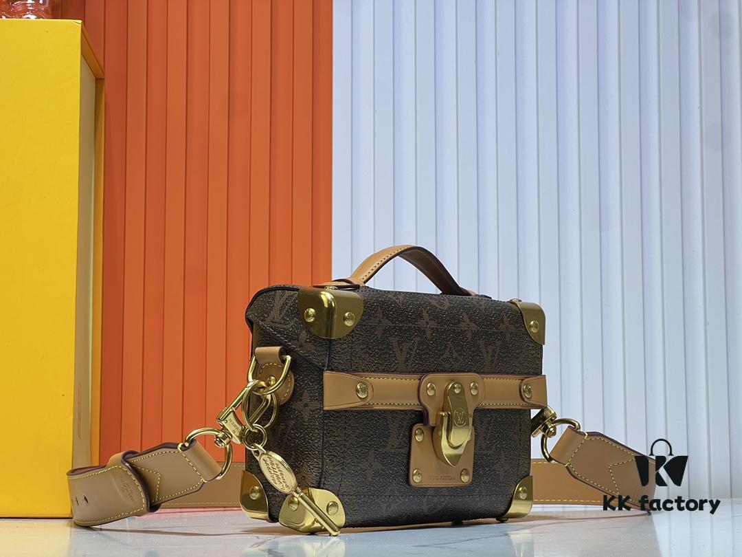 Upgraded Original M11743 Black Flower M11516 Black M11535 Vintage Flower M12686 This Soul Trunk Bag is Crafted by Pharrell Williams