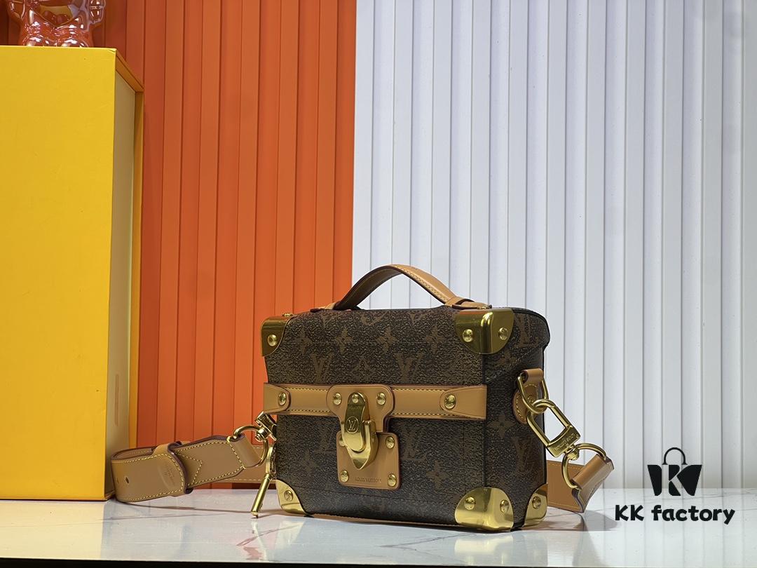 Upgraded Original M11743 Black Flower M11516 Black M11535 Vintage Flower M12686 This Soul Trunk Bag is Crafted by Pharrell Williams