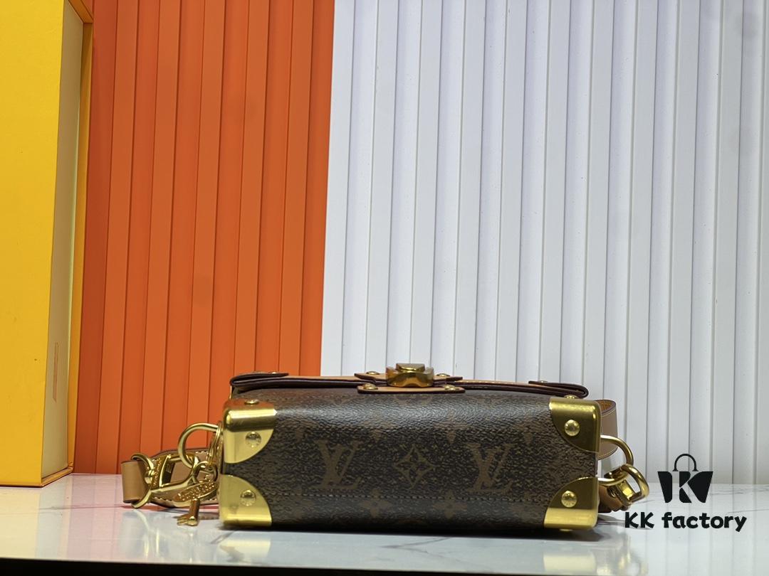 Upgraded Original M11743 Black Flower M11516 Black M11535 Vintage Flower M12686 This Soul Trunk Bag is Crafted by Pharrell Williams