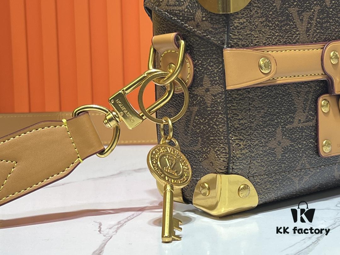 Upgraded Original M11743 Black Flower M11516 Black M11535 Vintage Flower M12686 This Soul Trunk Bag is Crafted by Pharrell Williams