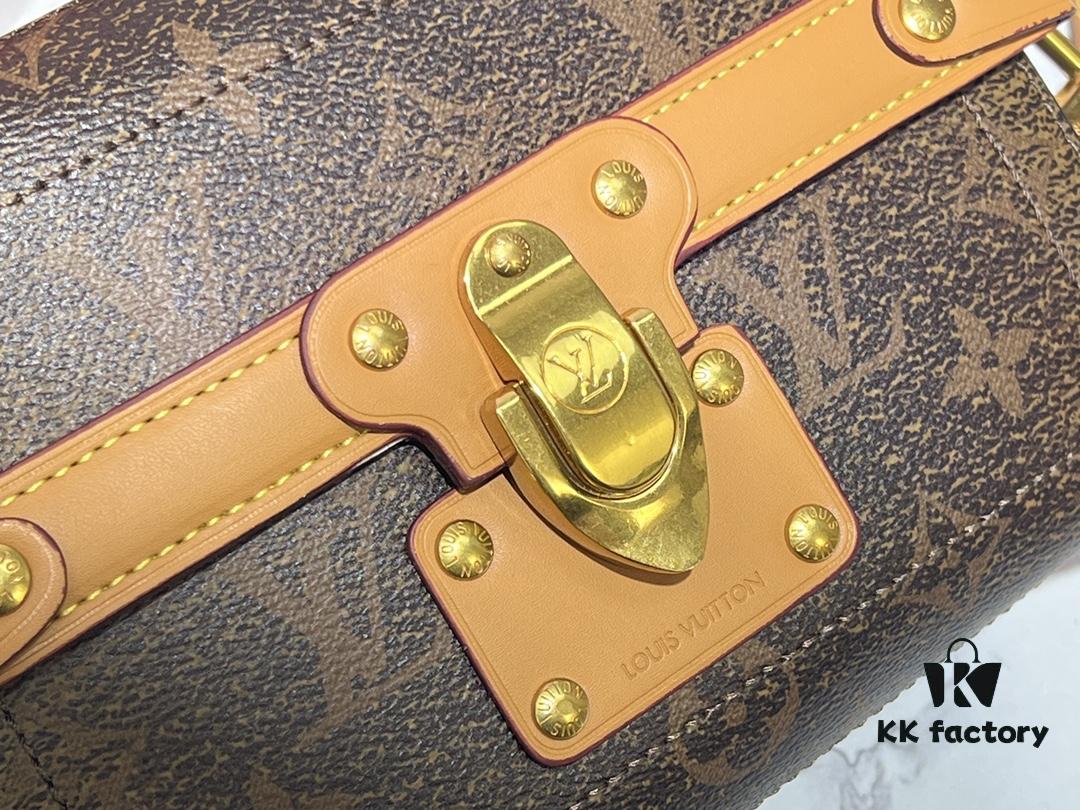 Upgraded Original M11743 Black Flower M11516 Black M11535 Vintage Flower M12686 This Soul Trunk Bag is Crafted by Pharrell Williams