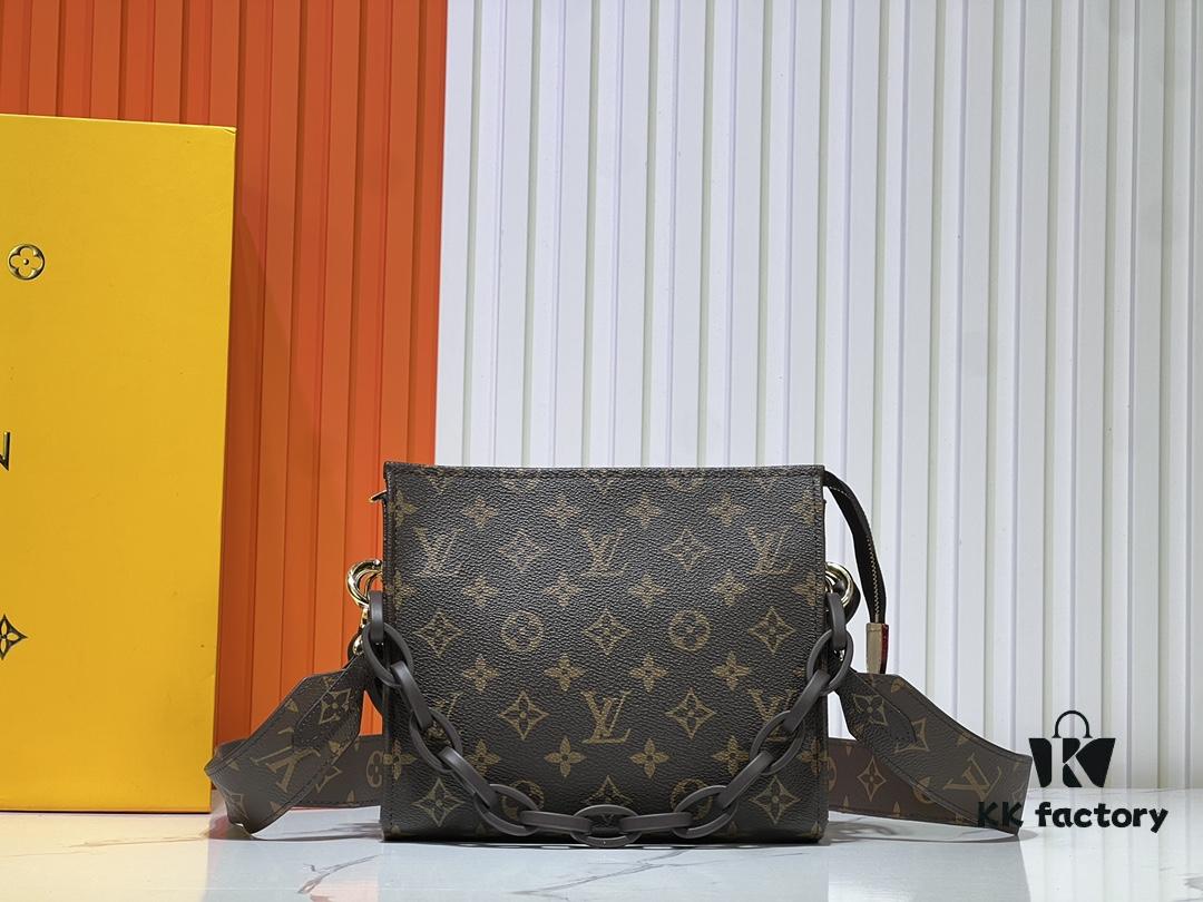 Authentic High-End Quality LV M67692# M47542 Exclusive New Arrival Cosmetic Pouch Classic Monogram Handheld Bag