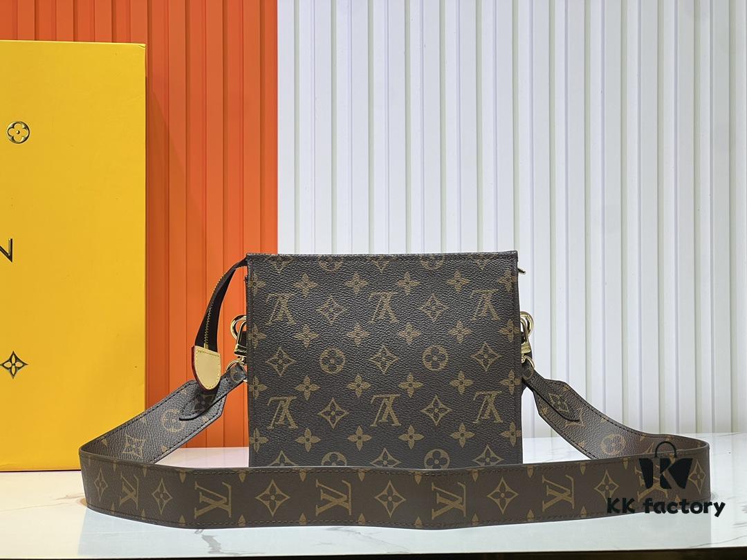 Authentic High-End Quality LV M67692# M47542 Exclusive New Arrival Cosmetic Pouch Classic Monogram Handheld Bag