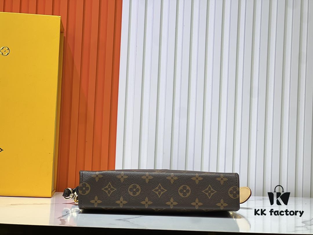 Authentic High-End Quality LV M67692# M47542 Exclusive New Arrival Rose Series Cosmetic Bag Classic Monogram Clutch Wash Pouch