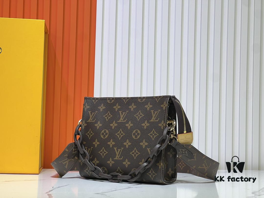 Authentic High-End Quality LV M67692# M47542 Exclusive New Arrival Cosmetic Pouch Classic Monogram Handheld Bag