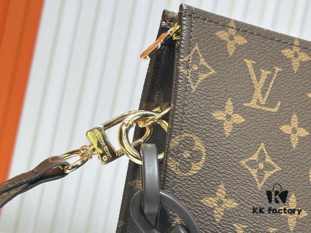 Authentic High-End Quality LV M67692# M47542 Exclusive New Arrival Rose Series Cosmetic Bag Classic Monogram Clutch Wash Pouch