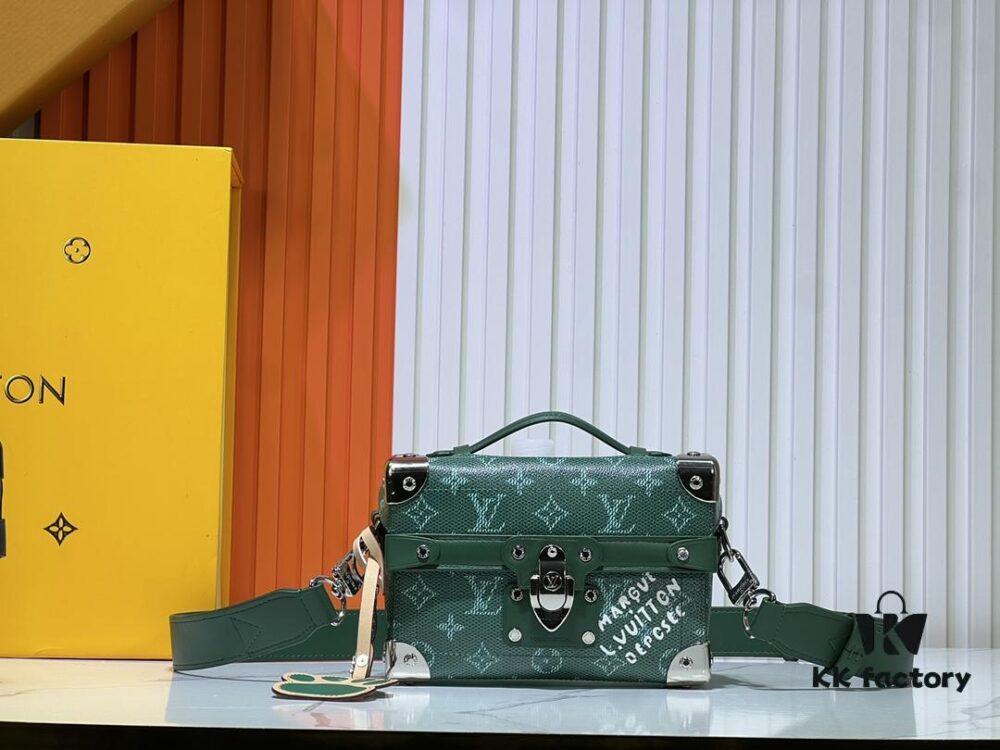 Soul Trunk Bag in Black Floral, Black, Damier, and Green