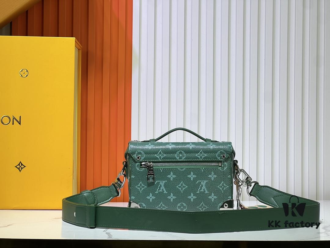 693065c46e68136f4d9a46f2 Soul Trunk Bag in Black Floral, Black, Damier, and Green