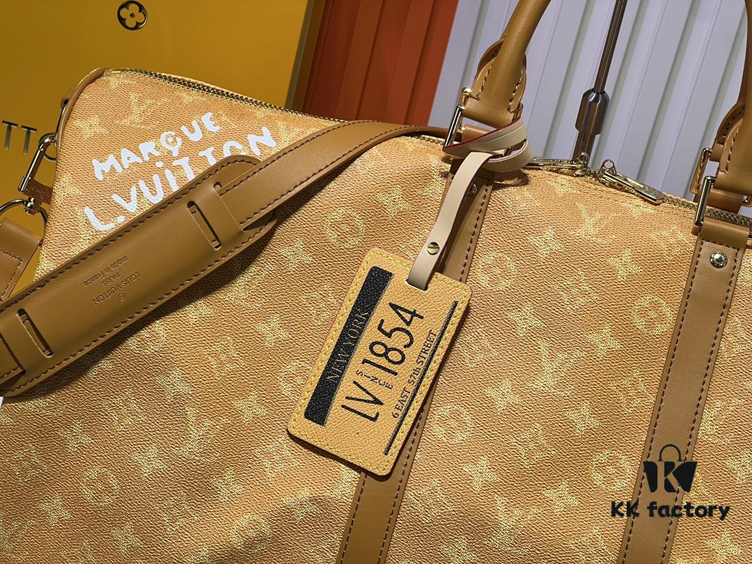 M11558 M13156 M41414 Louis Vuitton LV 24FW New Monogram Black Gradient Blue Vintage Series Messenger Bag Montsouris Crossbody Bag Keepall 55 Travel Bag Multiple Classic Styles