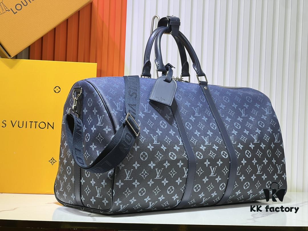 M11558 41416 41414 Black to Blue Gradient Green Louis Vuitton LV 24FW New Monogram Messenger Bag Montsouris Crossbody Bag Keepall 55 Travel Bag Multiple Classic Styles