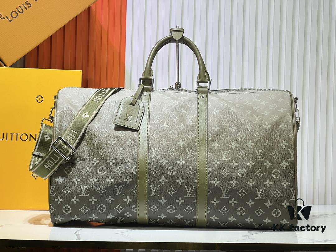 M11558 41416 41414 Black Gradient Blue Green Louis Vuitton LV 24FW New Monogram Black Classic Pattern Gradient Blue Pattern Series Messenger Bag Montsouris Crossbody Bag Keepall 55 Travel Bag Multiple Classic Styles