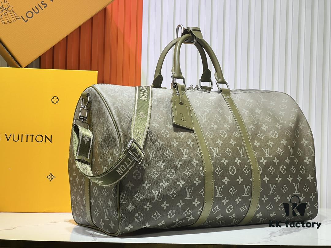 M11558 41416 41414 Black Gradient Blue Green Louis Vuitton LV 24FW New Monogram Black Classic Pattern Gradient Blue Pattern Series Messenger Bag Montsouris Crossbody Bag Keepall 55 Travel Bag Multiple Classic Styles