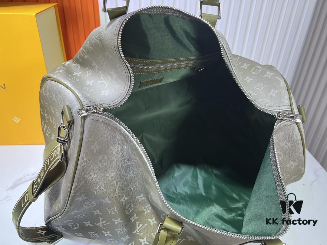 M11558 41416 41414 Black Gradient Blue Green Louis Vuitton LV 24FW New Monogram Black Classic Pattern Gradient Blue Pattern Series Messenger Bag Montsouris Crossbody Bag Keepall 55 Travel Bag Multiple Classic Styles