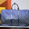 Louis Vuitton LV 24FW New Monogram Black Ombré Blue Green Gradient Series Messenger Bag Montsouris Crossbody Bag Keepall 55 Travel Bag Multiple Classic Styles