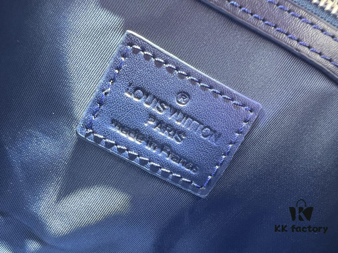 Louis Vuitton LV 24FW New Monogram Black Ombré Blue Green Gradient Series Messenger Bag Montsouris Crossbody Bag Keepall 55 Travel Bag Multiple Classic Styles