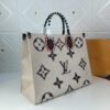 Upgraded Original Version: LV CRAFTY ONTHEGO Large Tote Bag [Authentic Woven Handle Strap], New Arrival Model M45373, 45372
