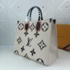 Upgraded Original Version: LV CRAFTY ONTHEGO Large Tote Bag [Authentic Woven Handle Strap], New Arrival Model M45373, 45372