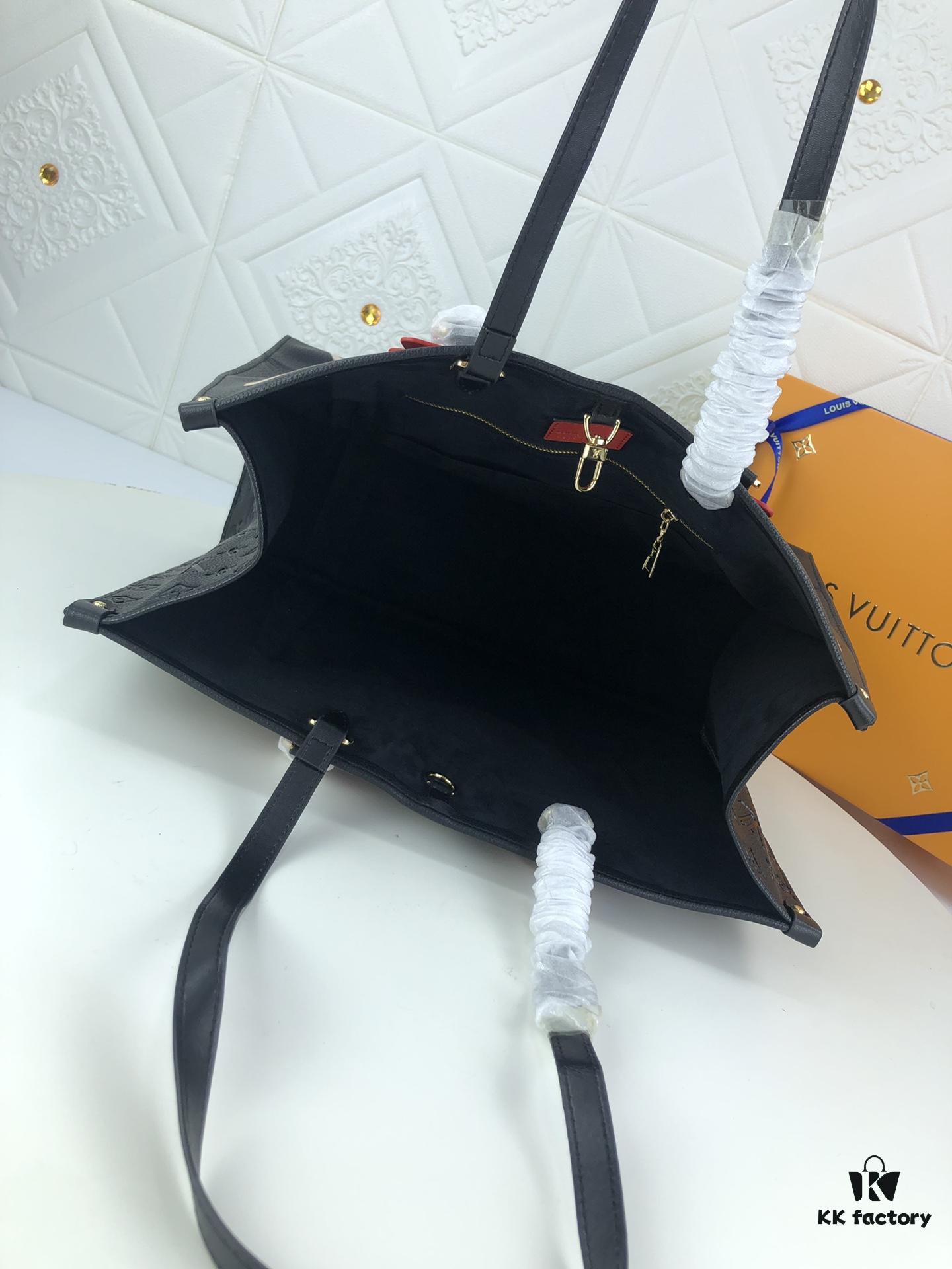 LV CRAFTY ONTHEGO Large Tote Bag M45373, 45372 – Upgraded Original Version with Braided Handle Strap