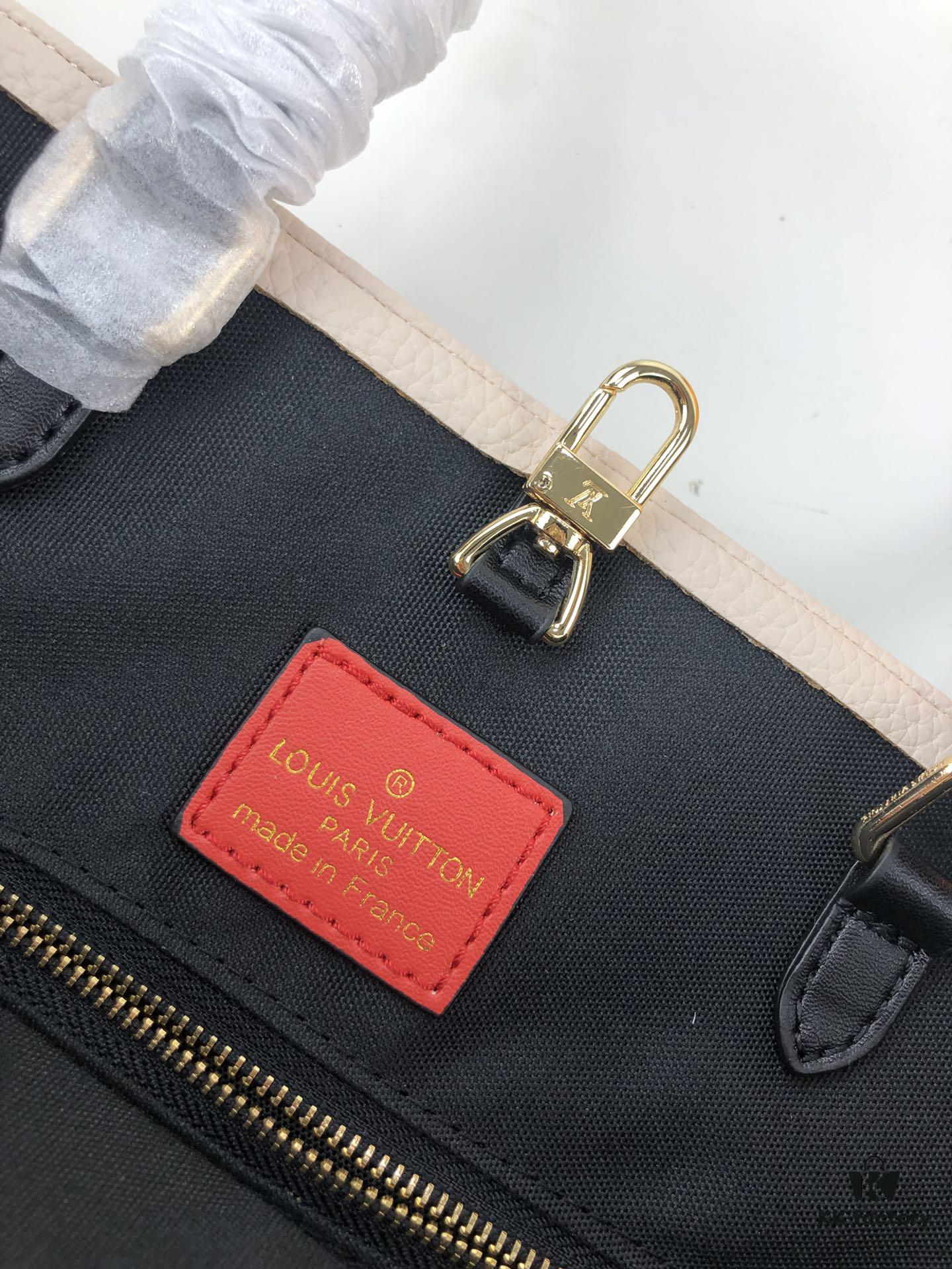 Upgraded Original Version: LV CRAFTY ONTHEGO Large Tote Bag [Authentic Woven Handle Strap], New Arrival Model M45373, 45372