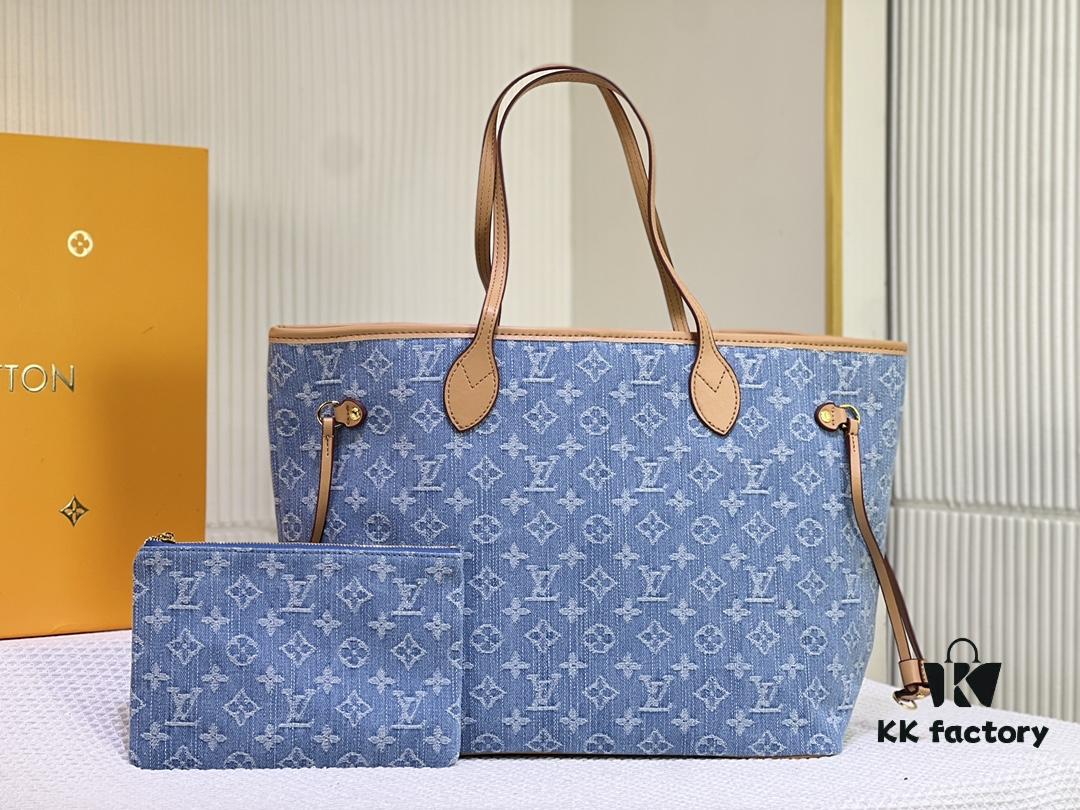 NEVERFULL Medium Handbag M45684 M45686 M40995 Denim Tote MM