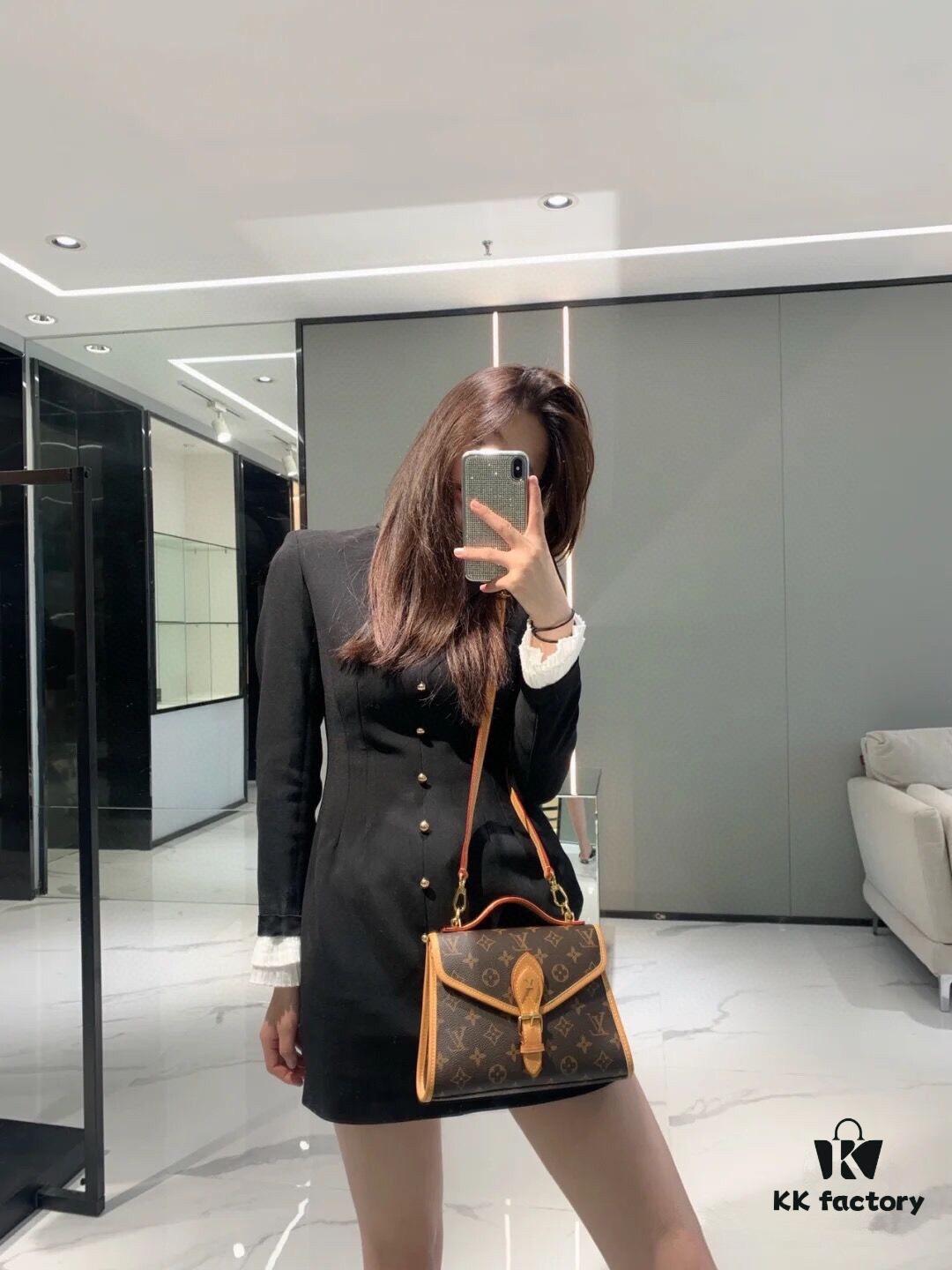 Large 160, Small Upgrade Original Version 🍇 M44919 M51121 M51120 This Retro-Styled LV Ivy Bag