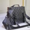 M46972 Monogram and Black Flower - LV Trail Messenger Bag
