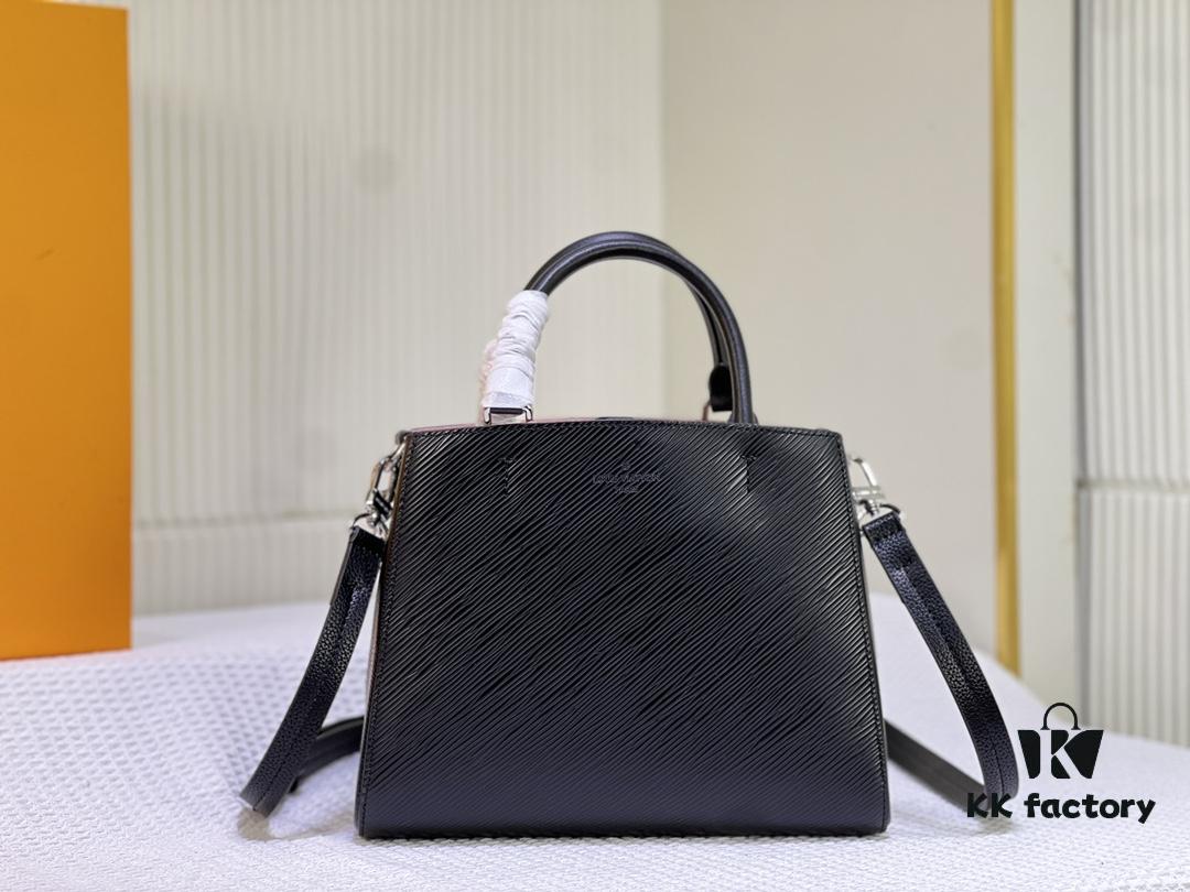 693067796e68136f4d9a4a20 Small Marelle Tote Bag in Epi Grained Leather