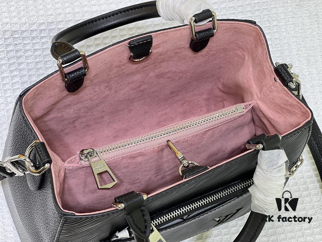 6930677a6e68136f4d9a4a23 Small Marelle Tote Bag in Epi Grained Leather