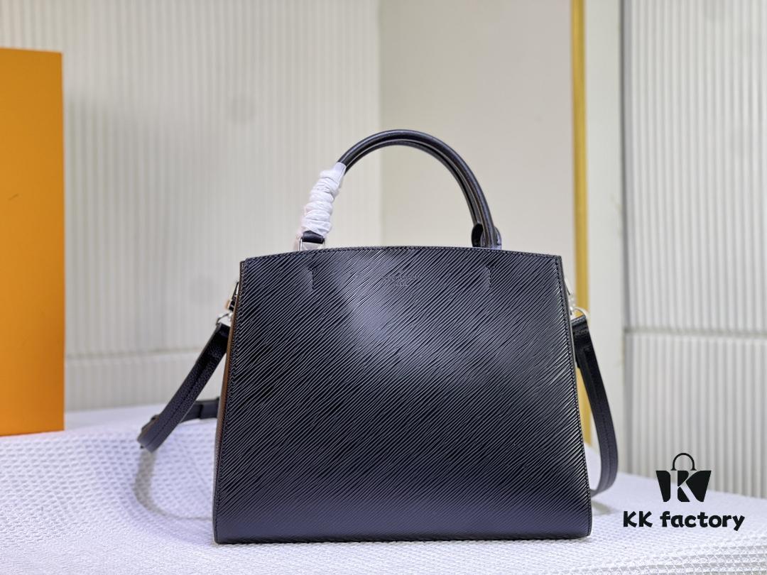 Large Marelle Tote Bag in Epi Grained Leather