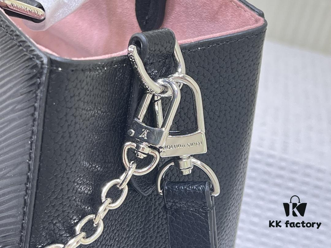 Large Marelle Tote Bag in Epi Grained Leather