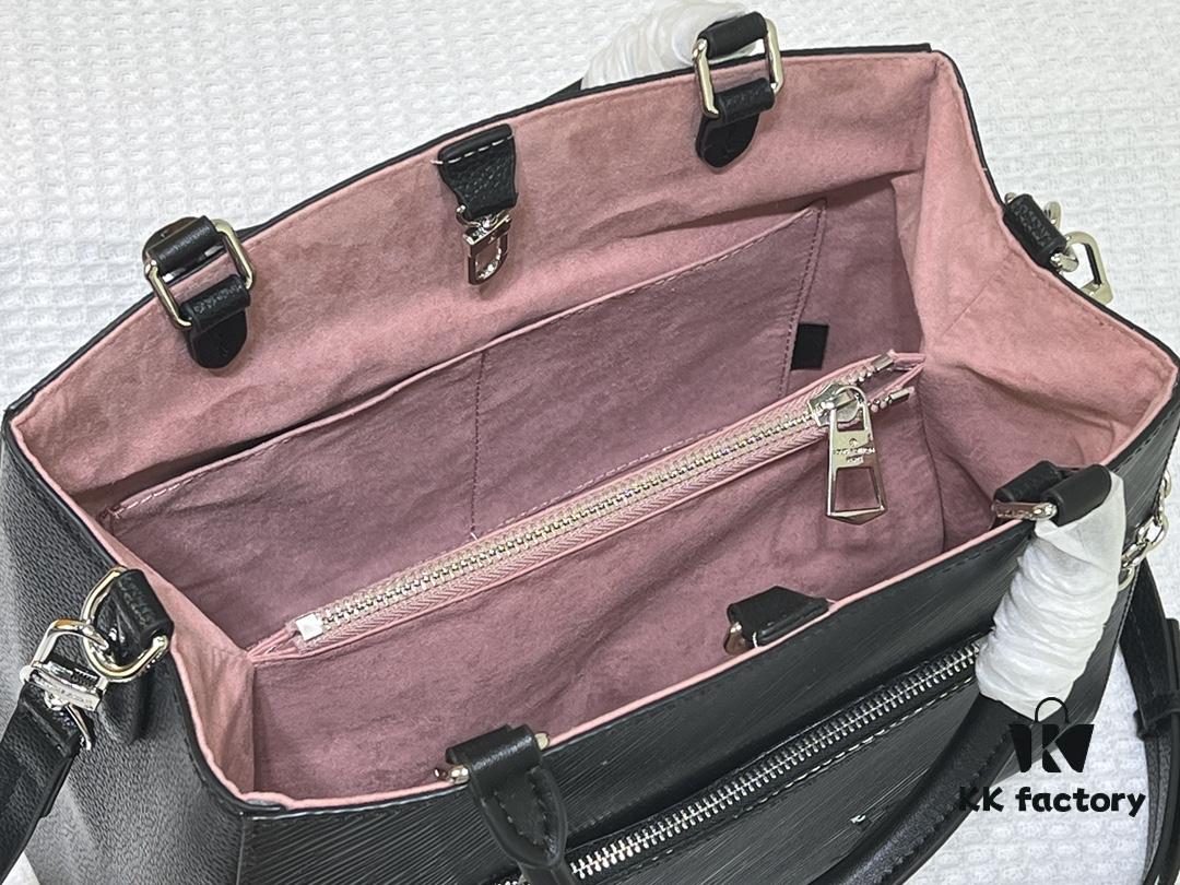 Large Marelle Tote Bag in Epi Grained Leather