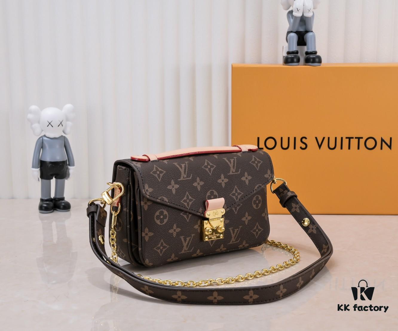 Exclusive Real Shot - Upgraded Version ‼️ M46279 Monogram, Yellow Flower | LV Sling Bag Mini East West Métis Handbag