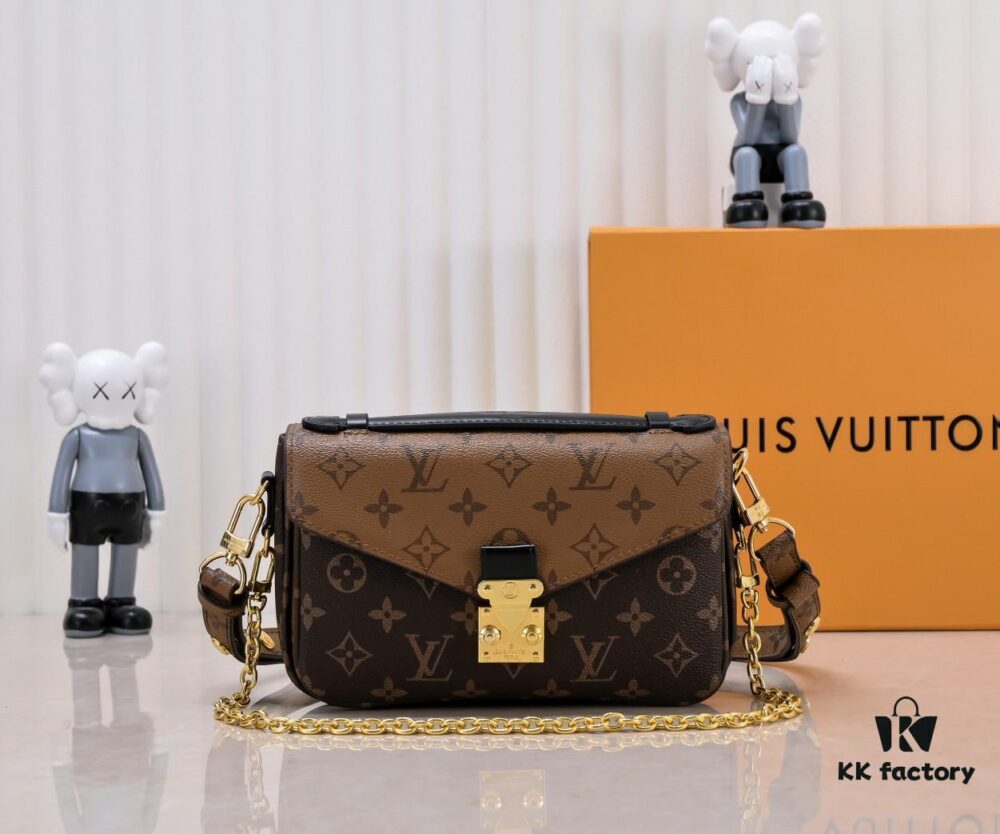 Exclusive Real Photo - Upgraded Version ‼️ M46279 Monogram, Yellow Flower | LV Sling Bag Petite East West Métis Handbag