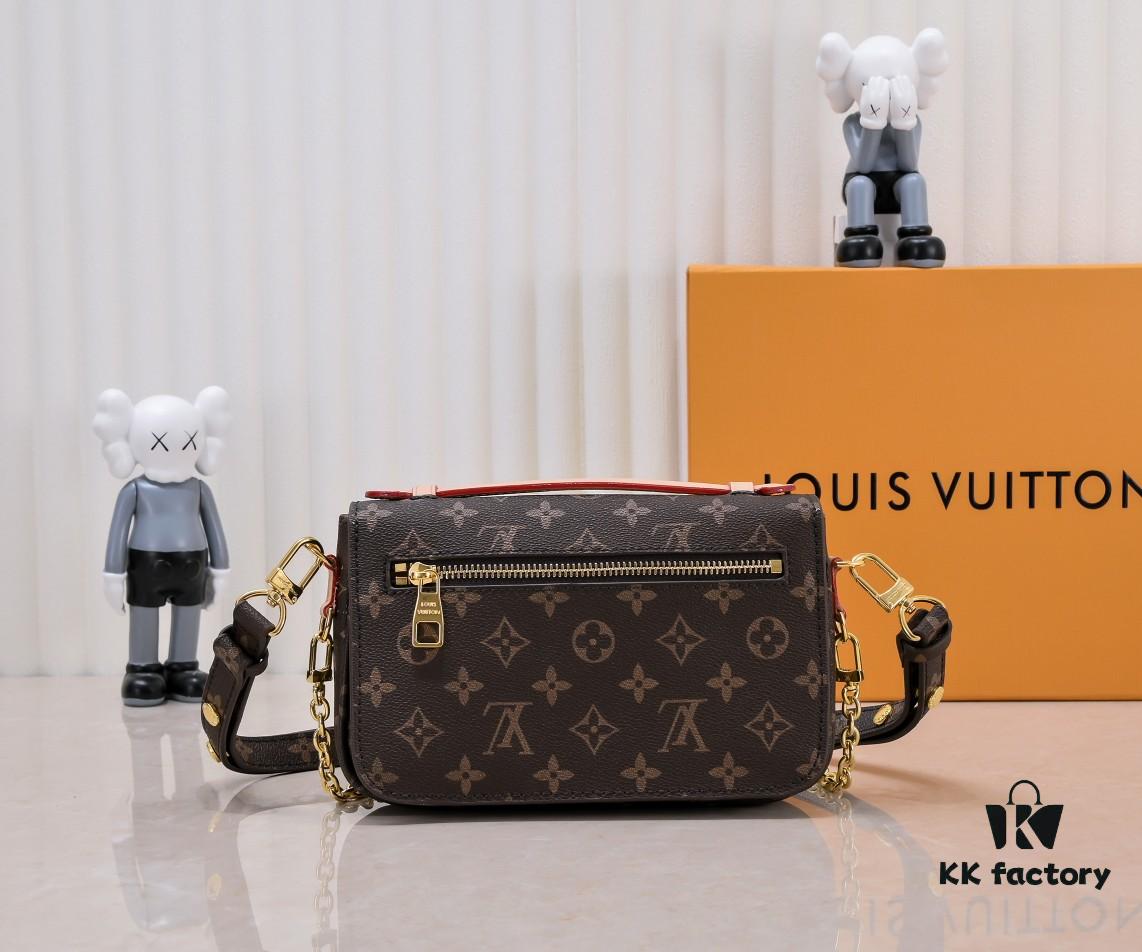 Exclusive Real Shot - Upgraded Version ‼️ M46279 Monogram, Yellow Flower | LV Sling Bag Mini East West Métis Handbag