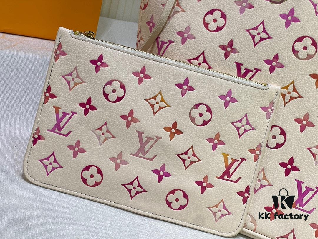 NEVERFULL Medium Tote Bag m45684 m45685 m40995 (Embossed) MM Handbag