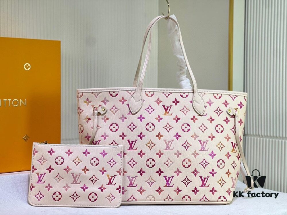 NEVERFULL Medium Tote Bag m45684 m45685 m40995 (Embossed) MM Handbag