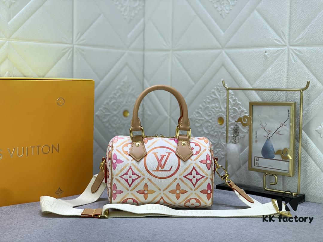 Upgraded Original M11209 M46234 Speedy Bandoulière 20 Handbag from the LV By The Pool Collection