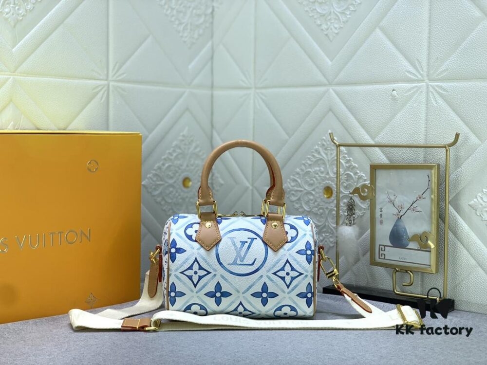 Upgraded Original M11209 M46234 Speedy Bandoulière 20 Handbag from the LV By The Pool Collection
