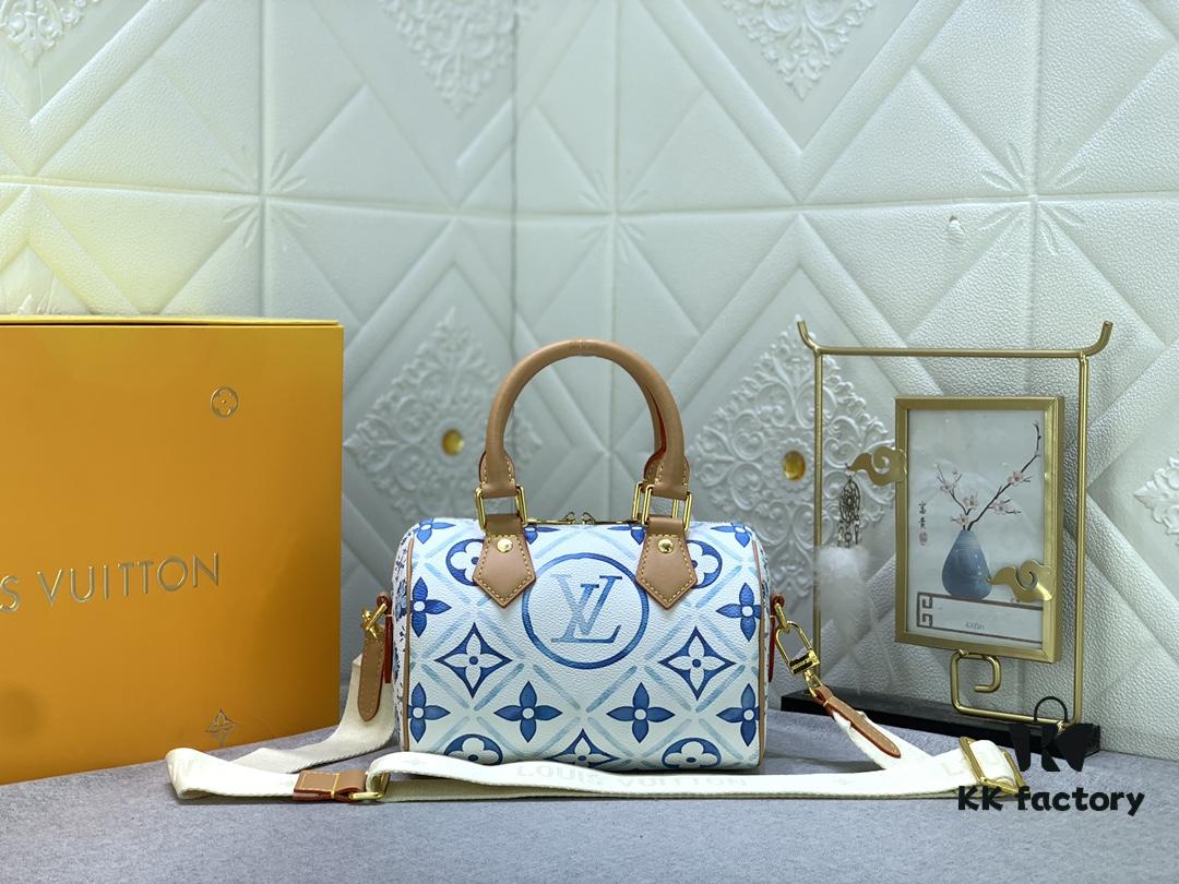 Upgraded Original M11209 M46234 Speedy Bandoulière 20 Handbag from the LV By The Pool Collection